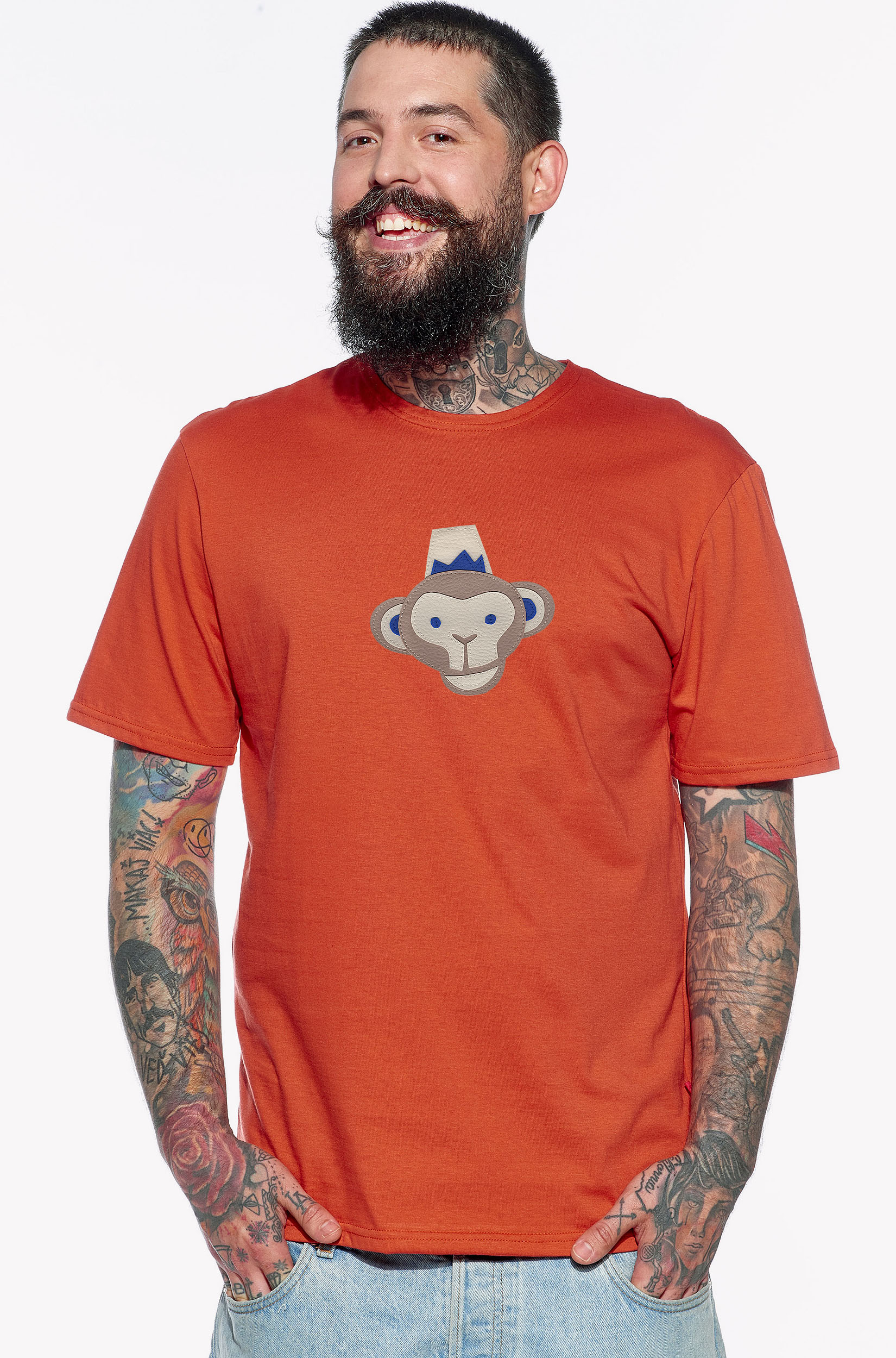 Shirt with a monkey
