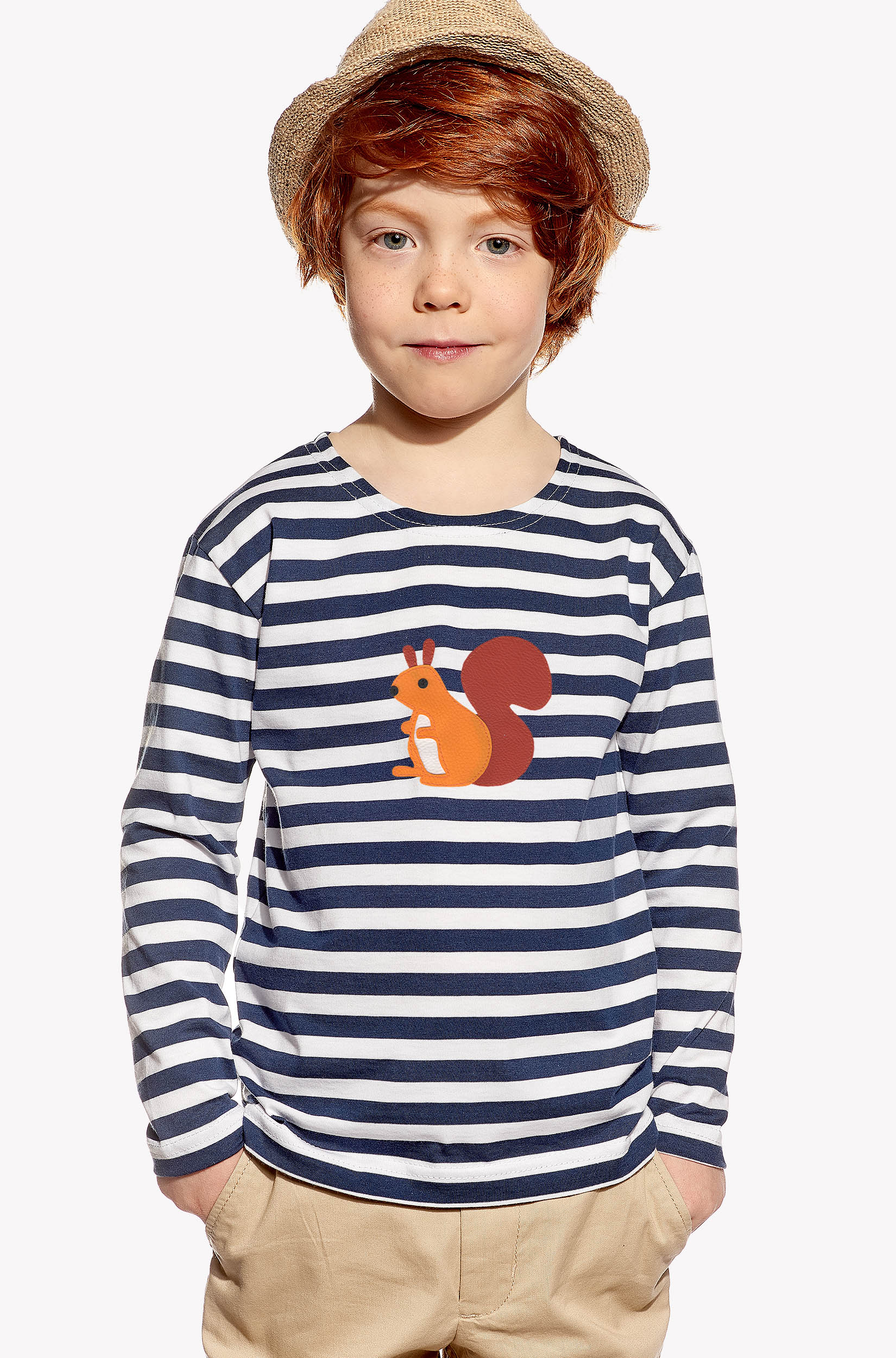 Shirt with squirrel