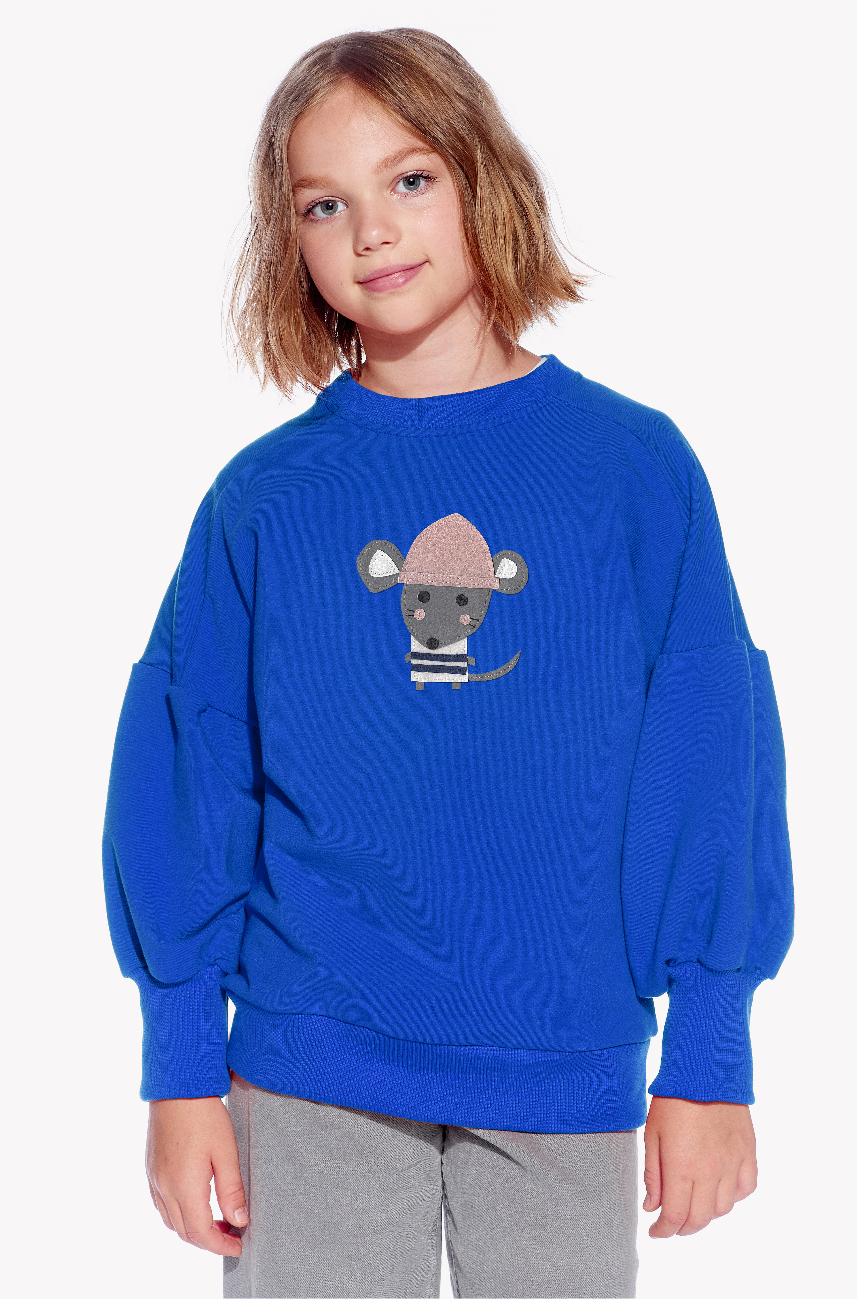 Sweatshirt mit einer Maus
