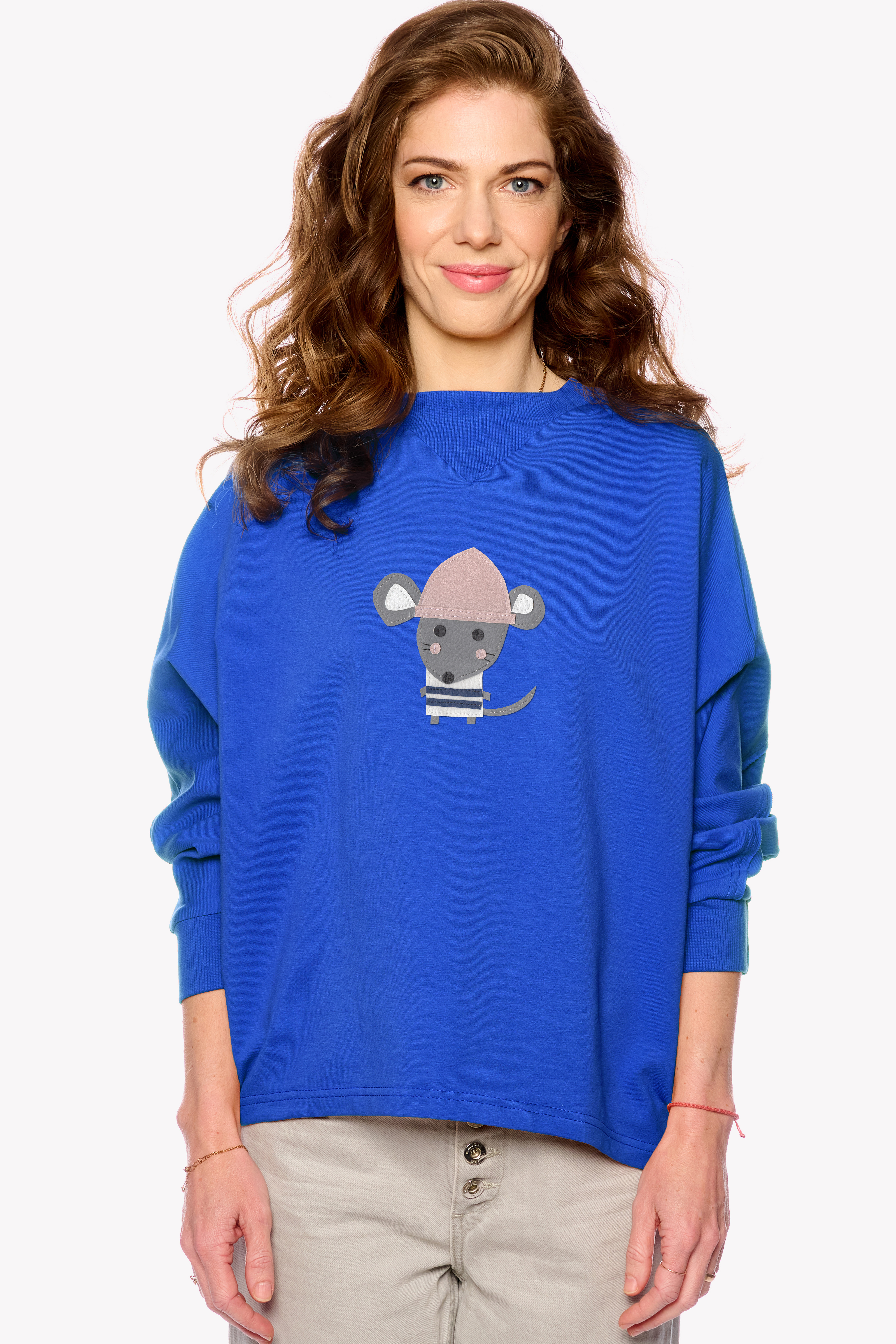 Sweatshirt mit einer Maus