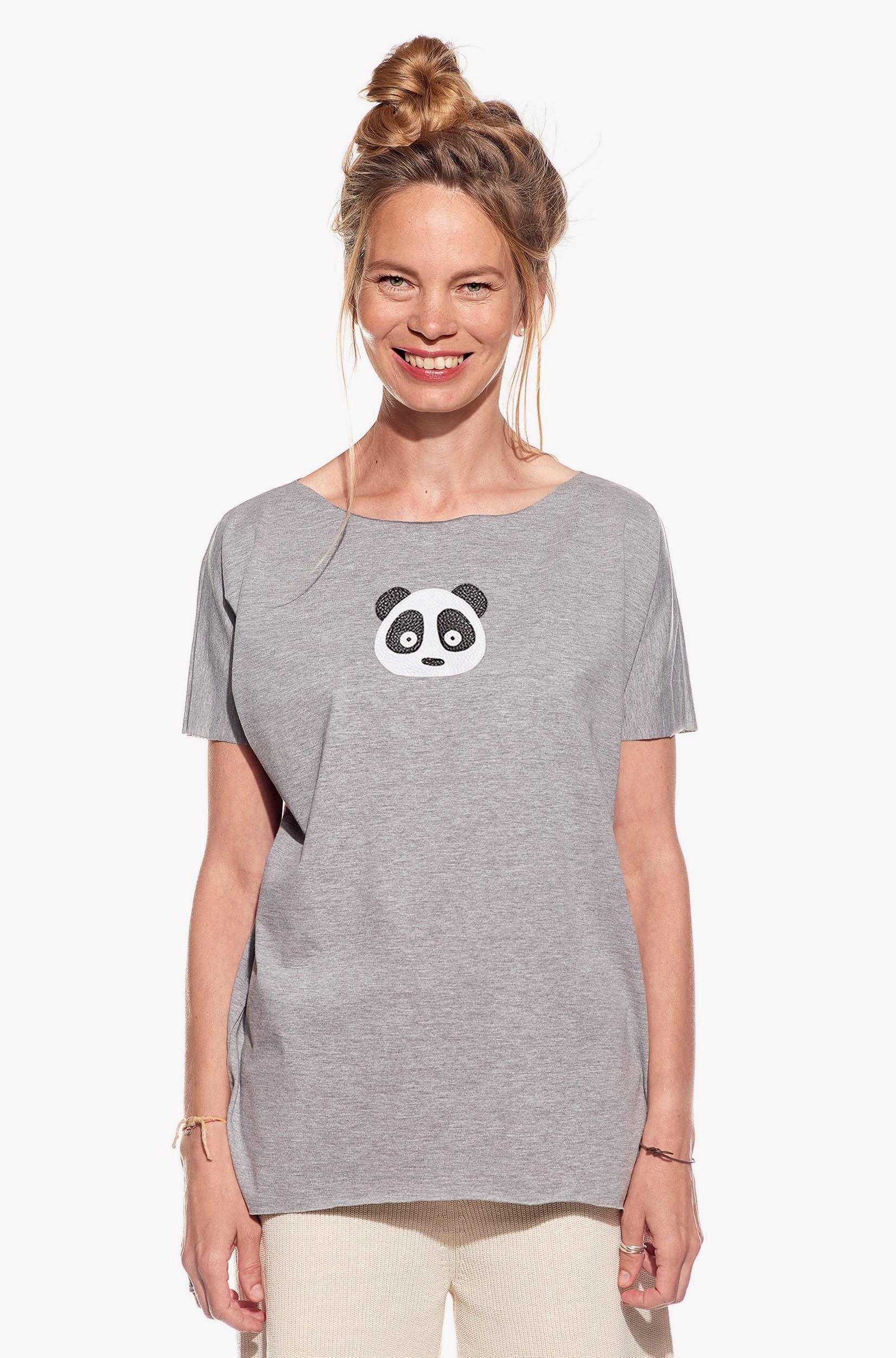 Shirt with panda bear