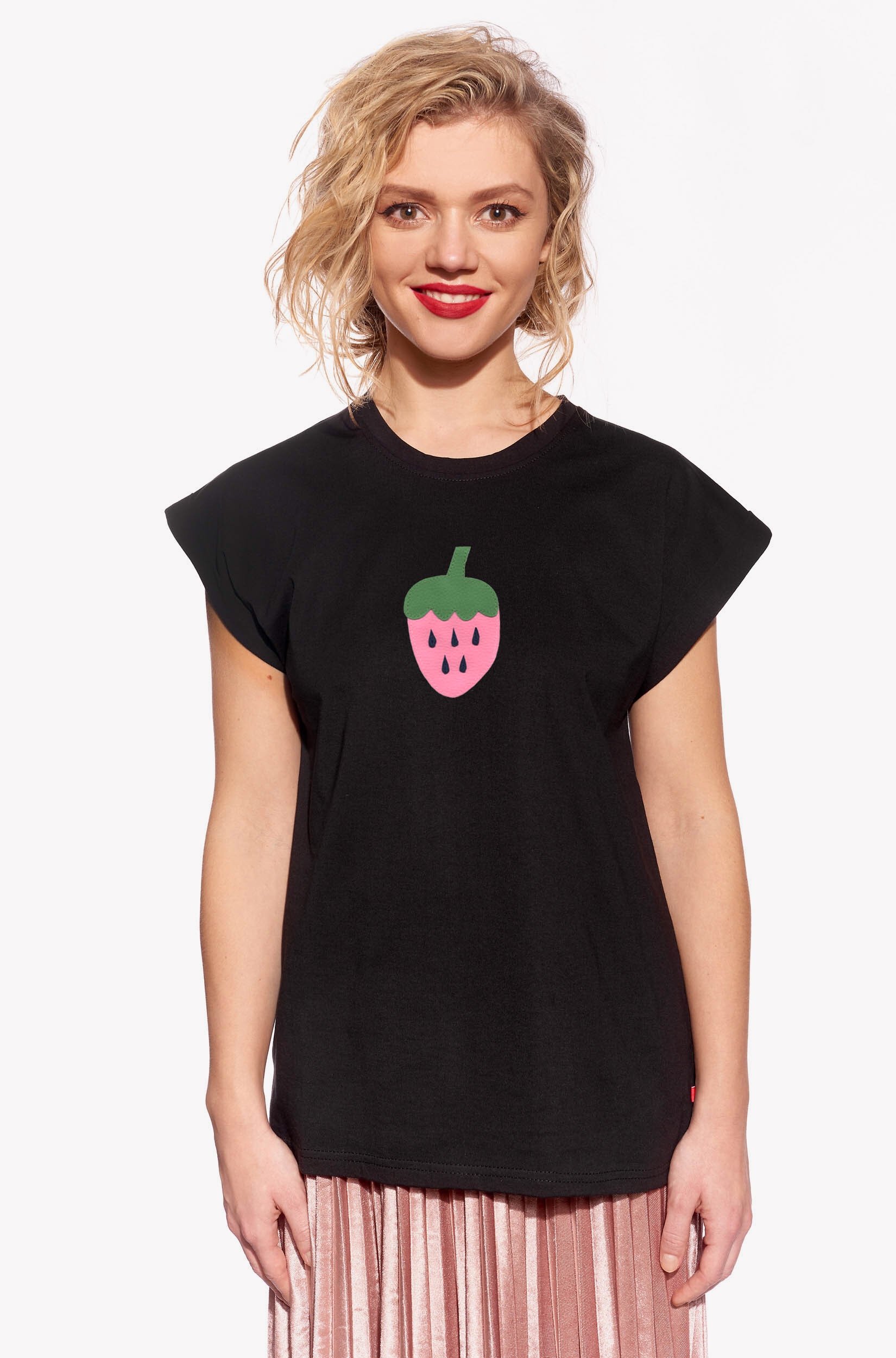 Shirt with strawberry