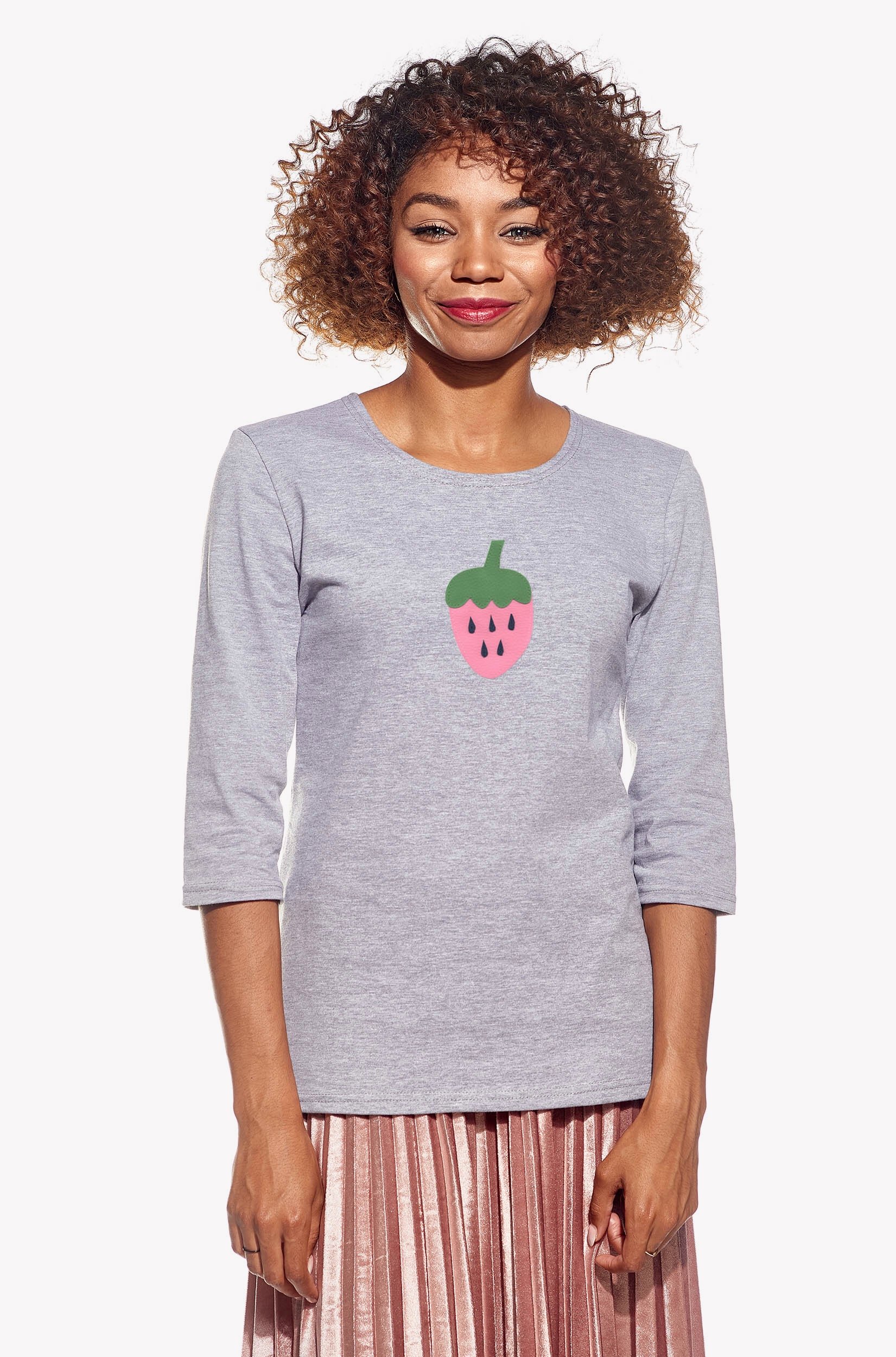 Shirt with strawberry