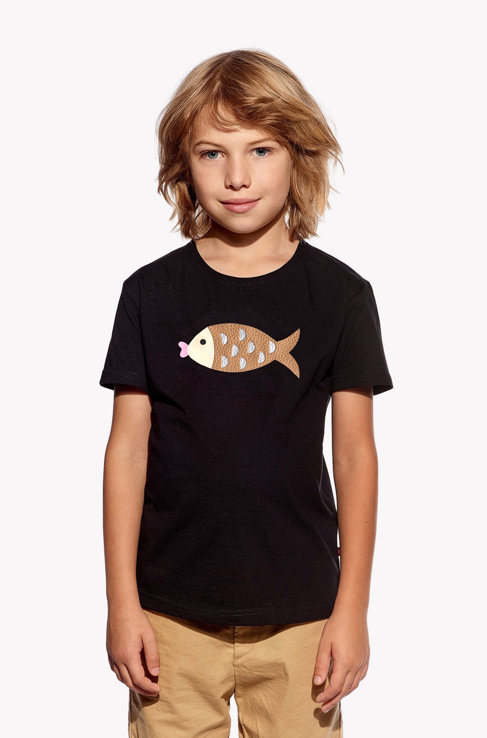 Shirt with fish