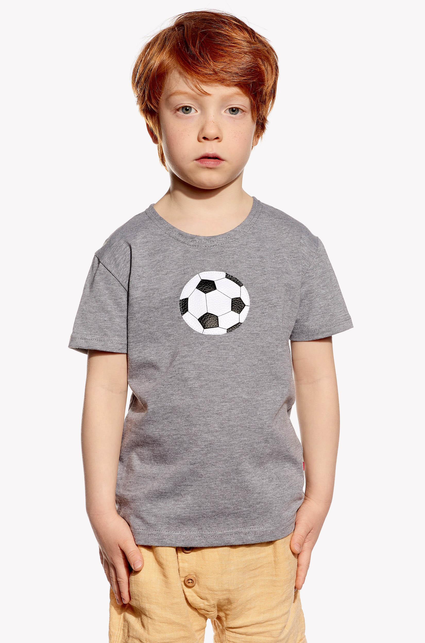 Shirt with soccer ball