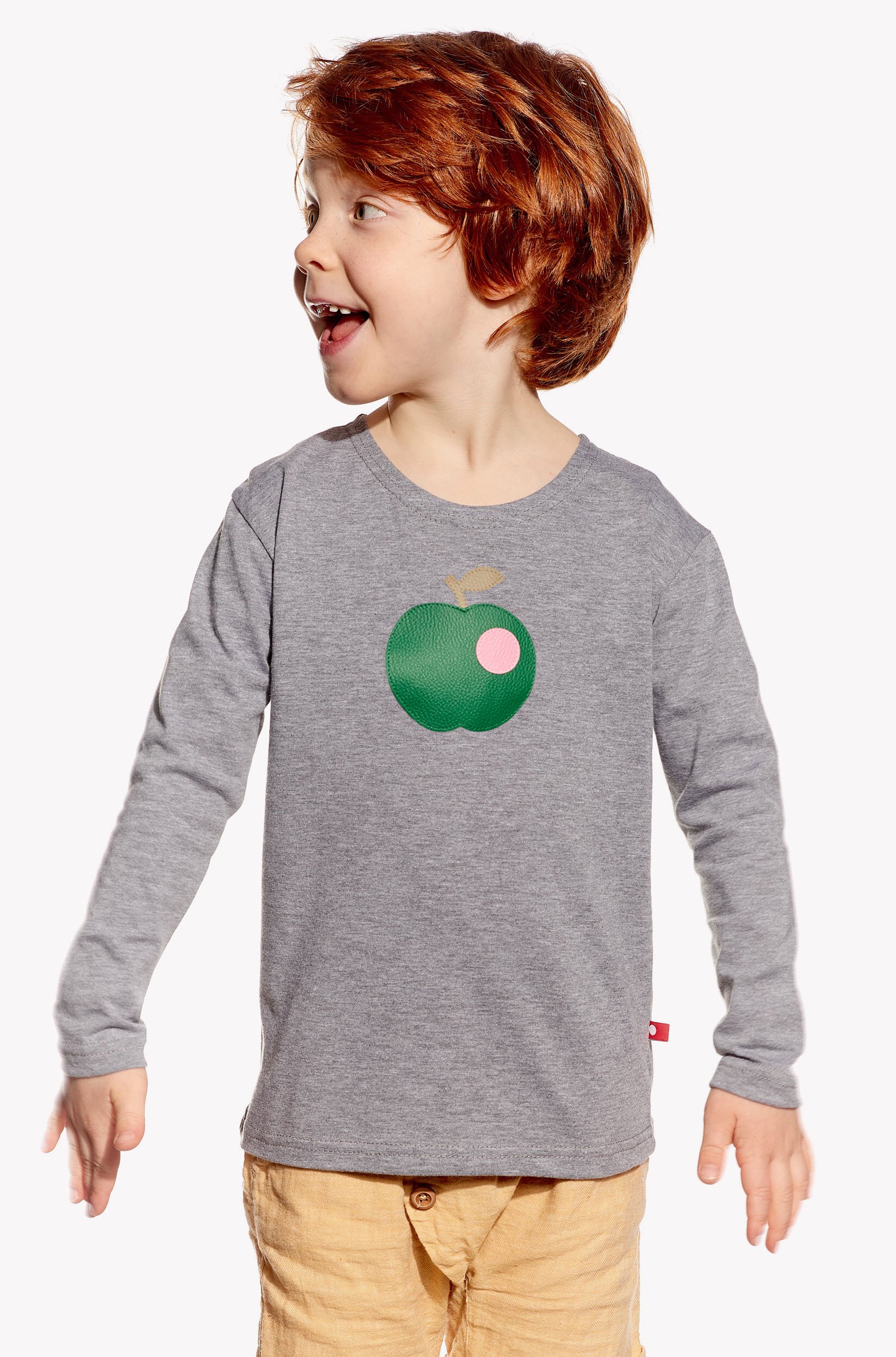 Shirt with apple