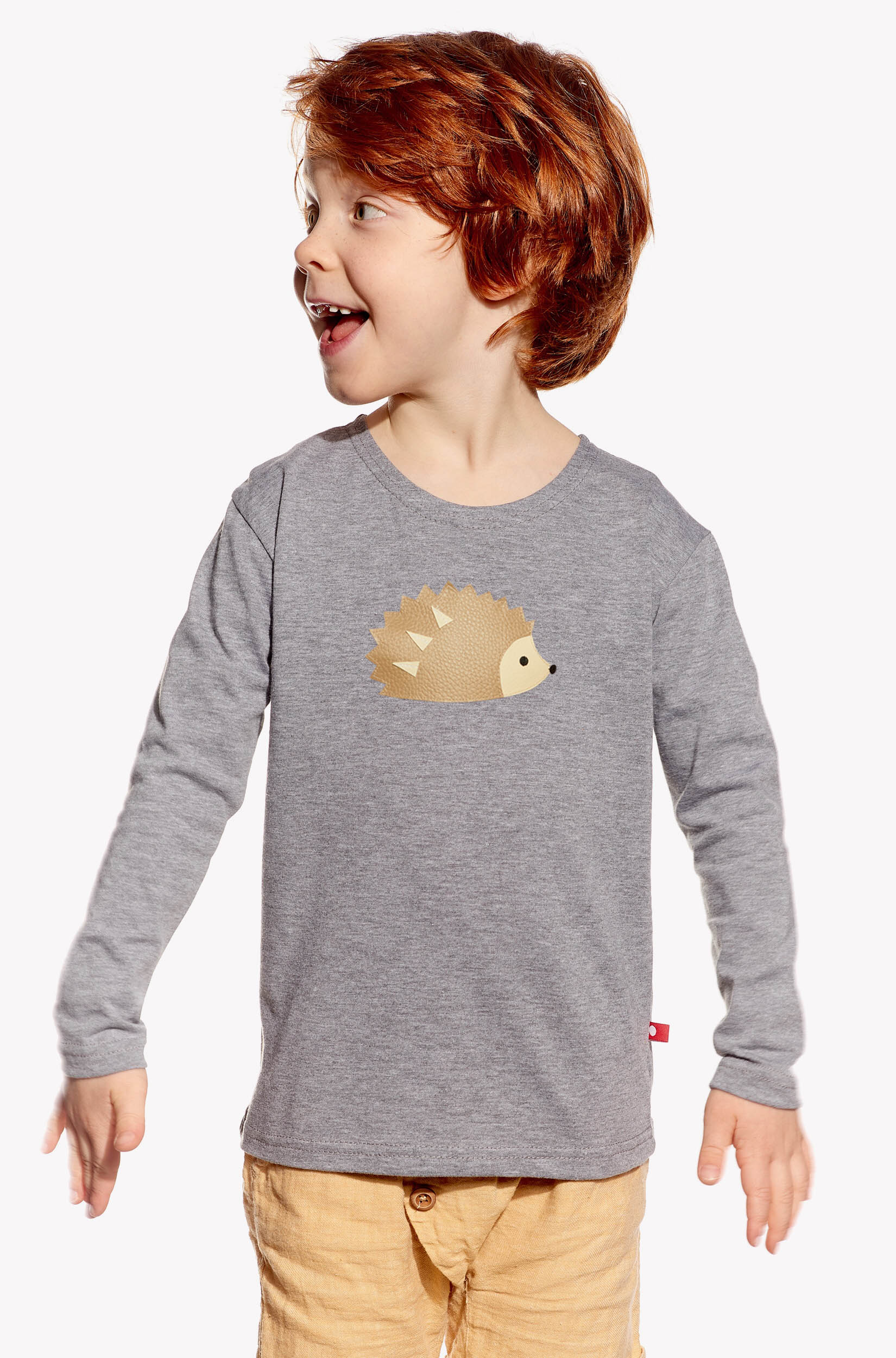 Shirt with hedgehog