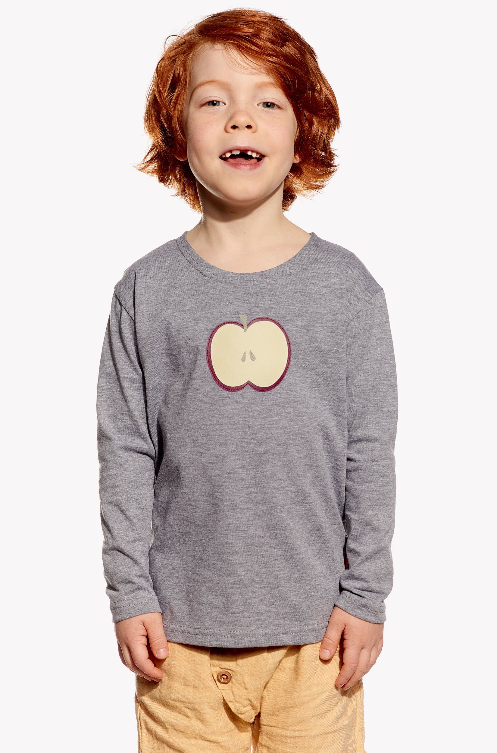 Shirt with apple