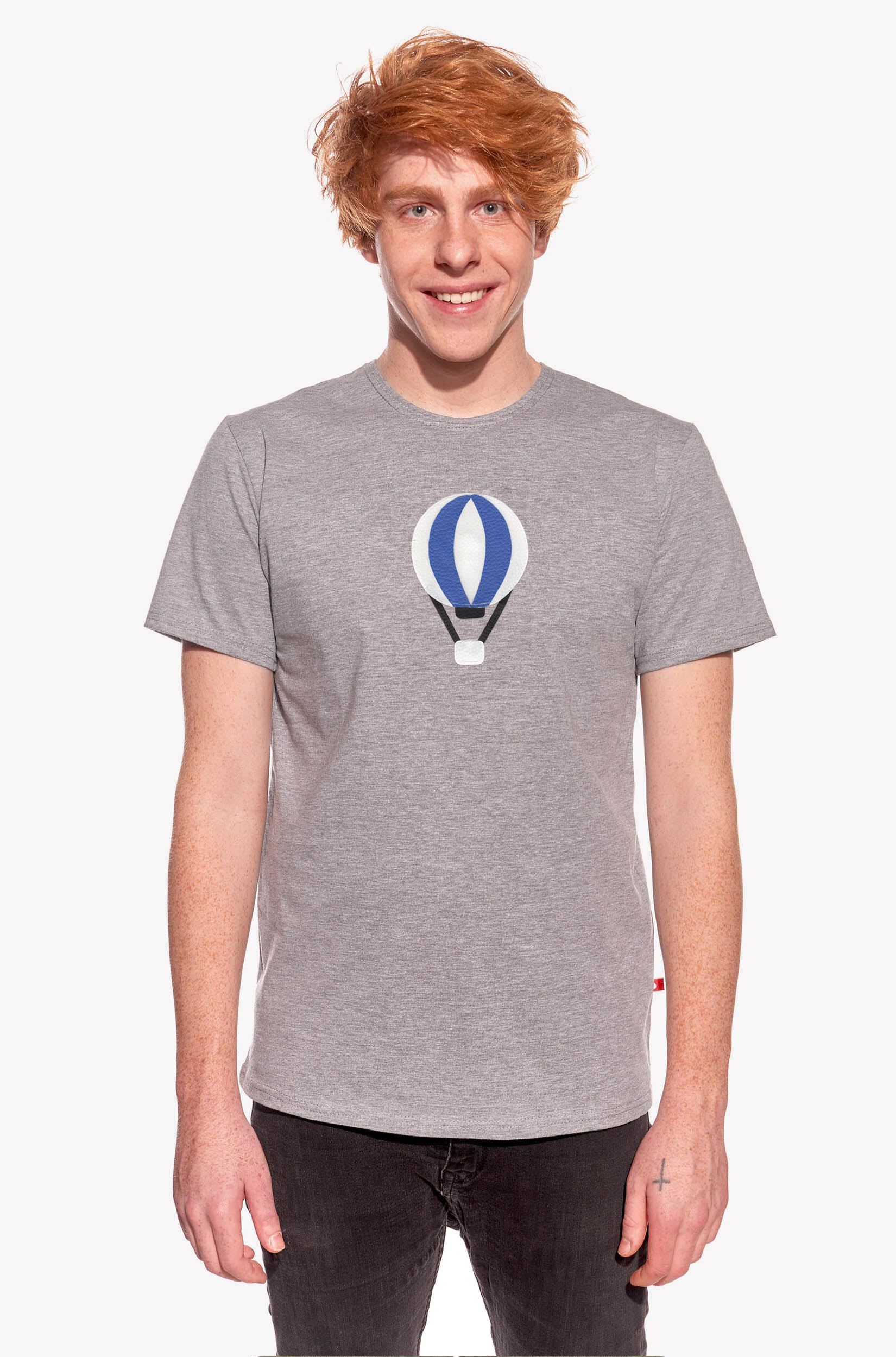 Shirt with airship