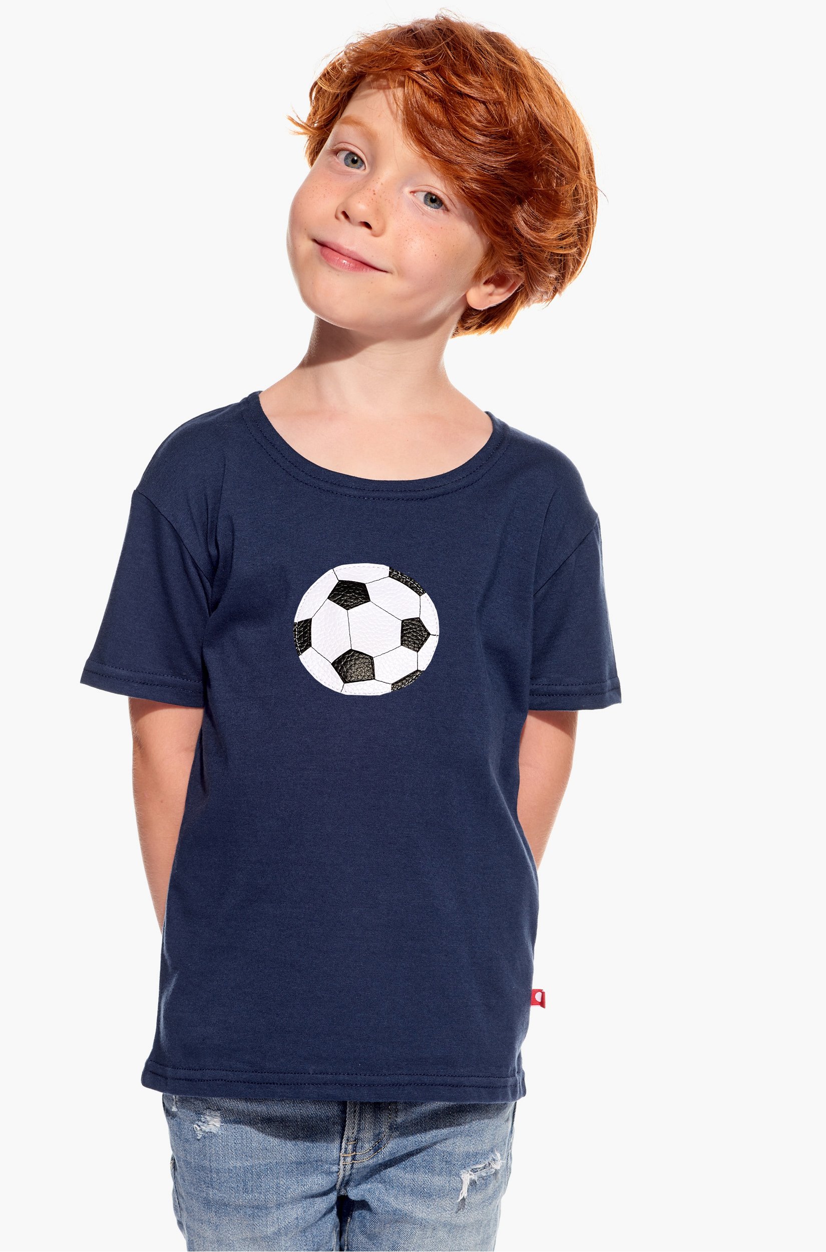 Shirt with soccer ball