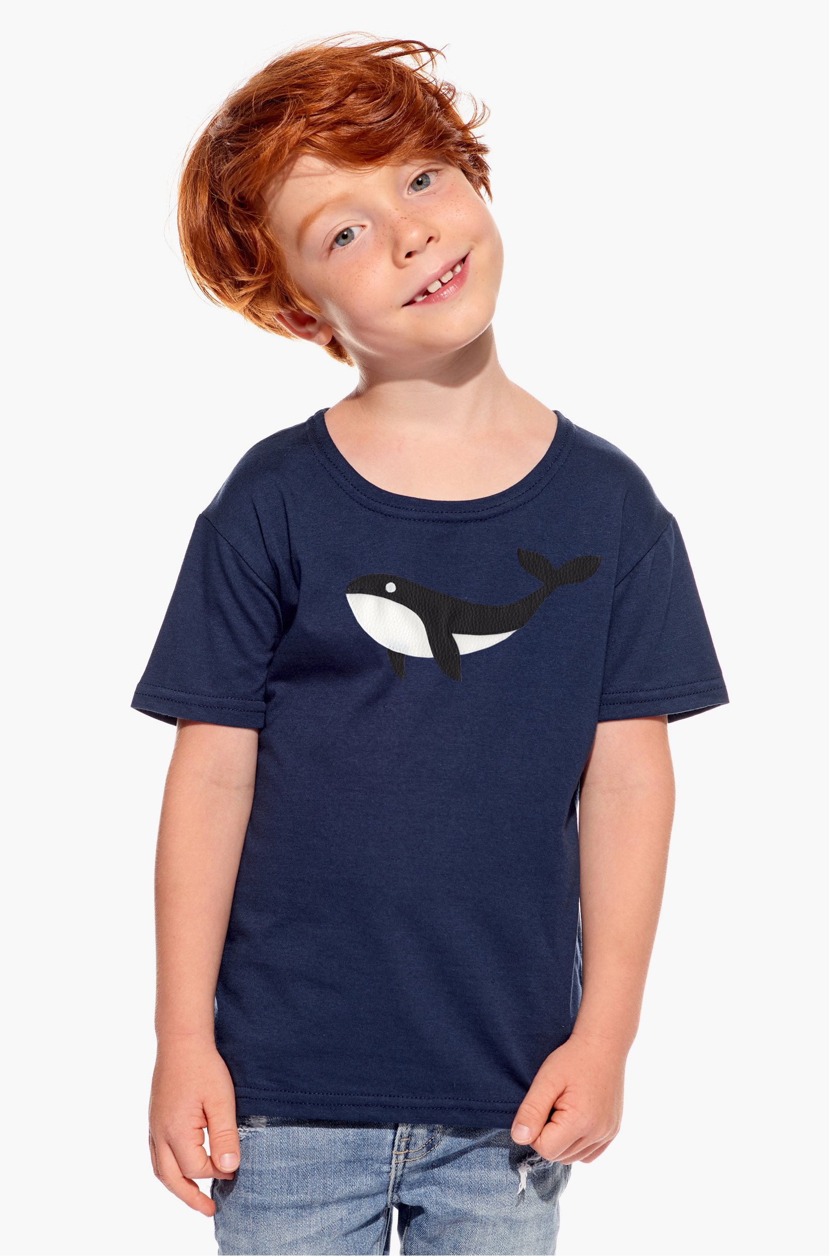 Shirt with whale