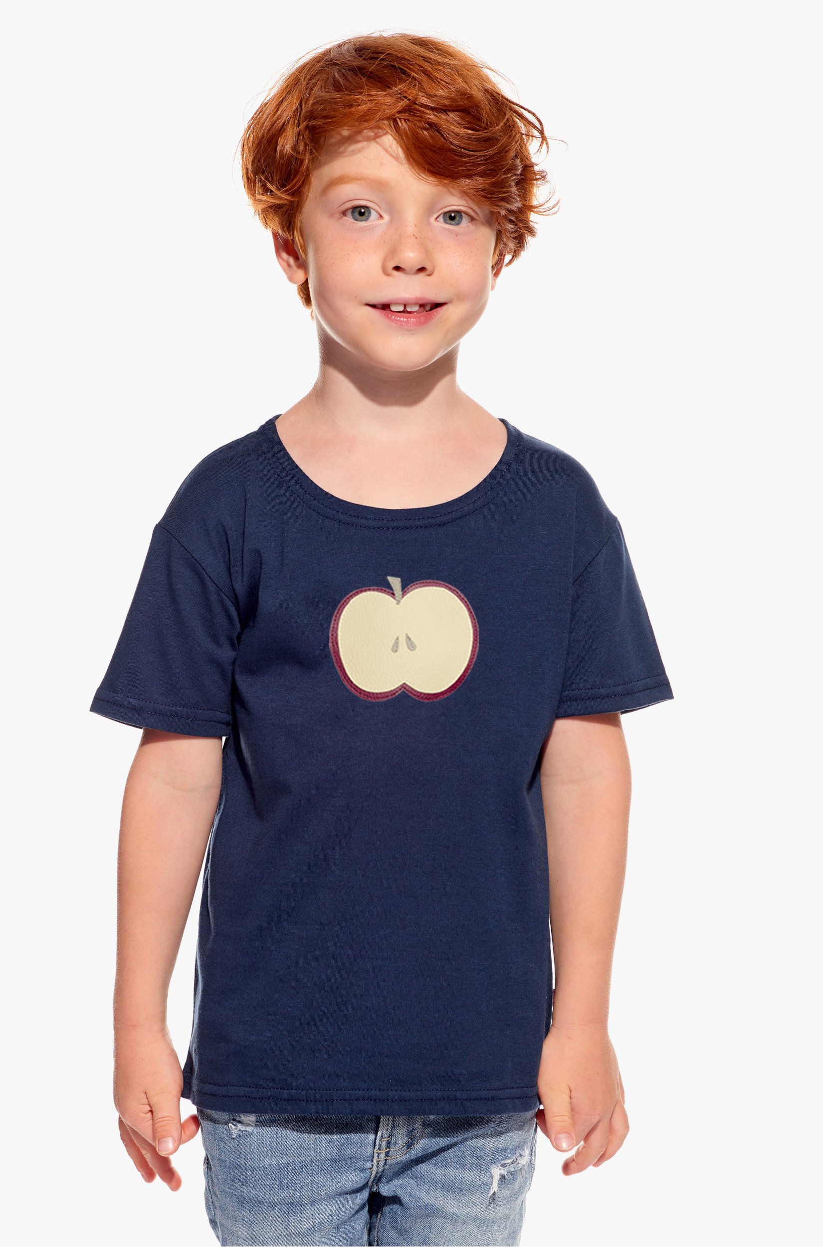 Shirt with apple