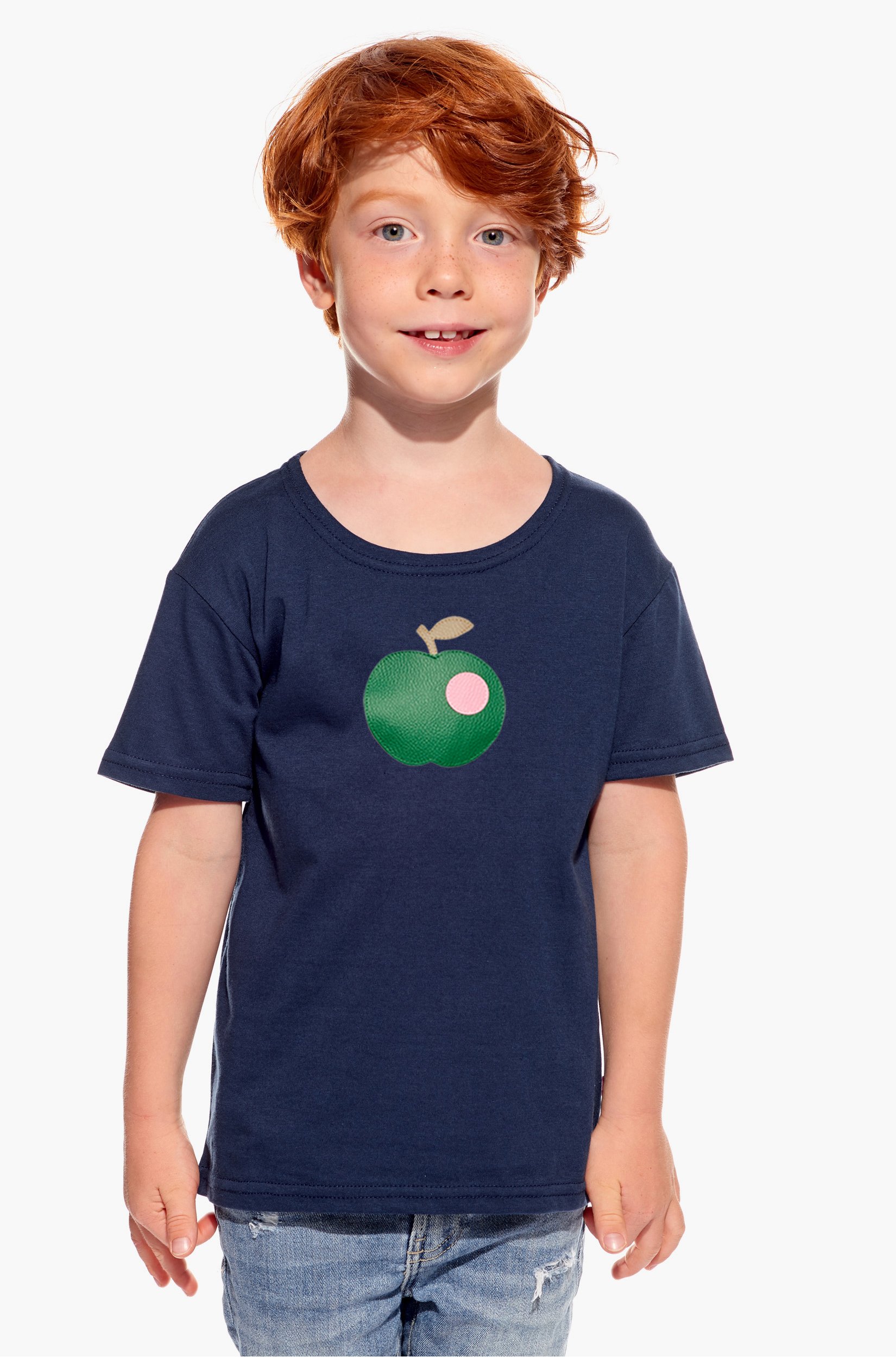 Shirt with apple